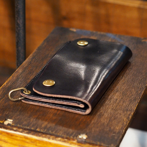 茶芯トラッカーウォレット  エイジング