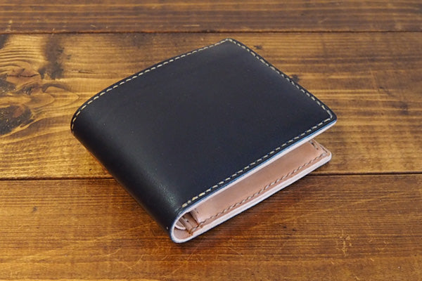 オイルレザー 二つ折り財布